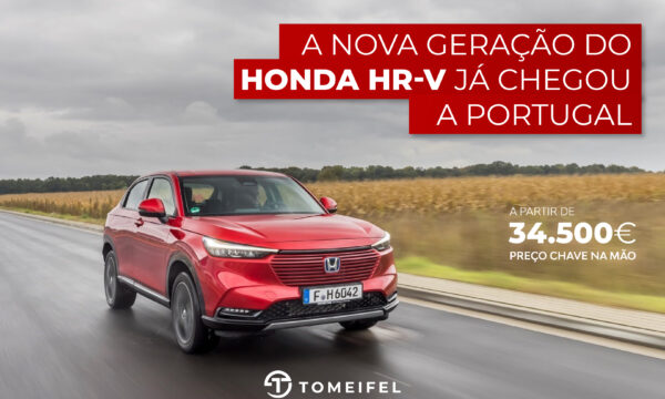 Novo Honda HR-V Hybrid já disponível em Portugal!